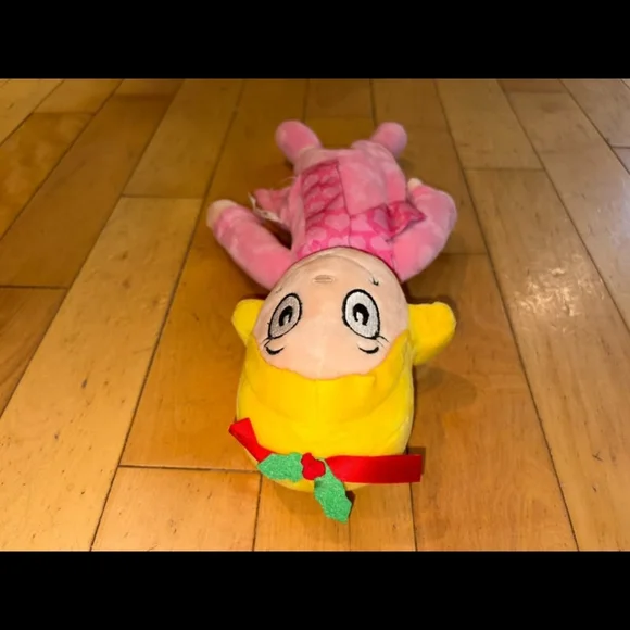 Cindy Lou Who Dr. Seuss Christmas Plush Doll with Yellow Hair - Picture 5 of 8